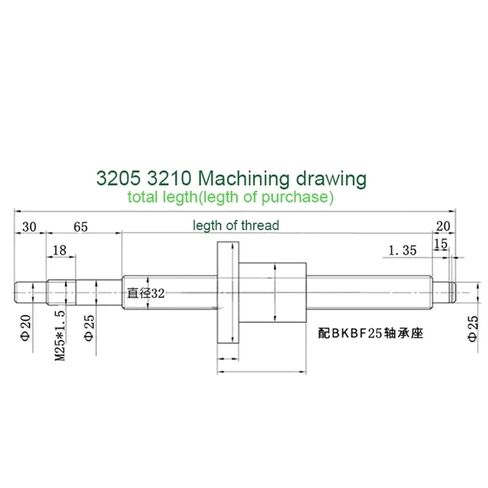 جهاز التحكم في الكرة المزدوج الجوز المسمار المسمار التجميع SFU3210 HM25-110 + 4PCS HGW30CC الشريحة الخطية + HGR30 الدليل الخطي مجموعة L300-1000MM (700 مم) in Kuwait
