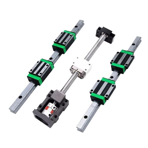 جهاز التحكم في الكرة المزدوج الجوز المسمار المسمار التجميع SFU3210 HM25-110 + 4PCS HGW30CC الشريحة الخطية + HGR30 الدليل الخطي مجموعة L300-1000MM (700 مم) in Kuwait