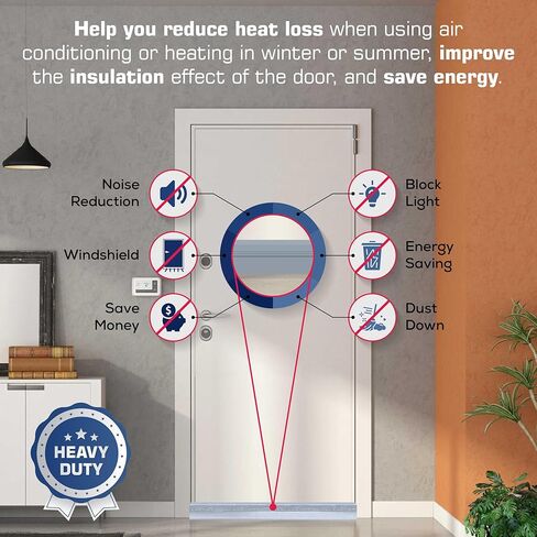 Heavy Duty Weight Aluminum with Long Vinyl Door Sweep (3 FT, White) in Saudi Arabia
