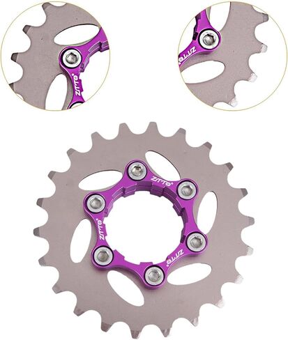 Single Speed Cassette Cog, Bike Freewheel, Bicycle Cassette Cog, Bike Single Speed Conversion Set for Mountain Road Bikes in Saudi Arabia