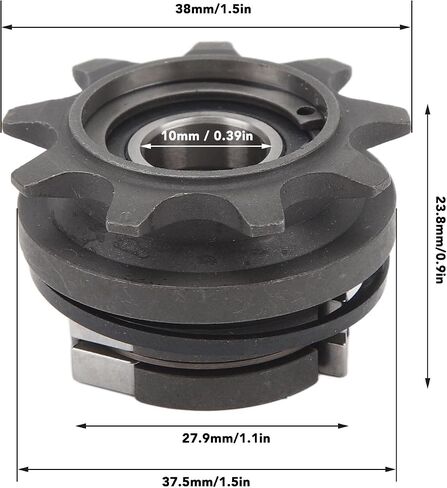 Mountain Freewheel, 9T Folding Flywheel 0.39 Inch Hole Diameter for 412 Type in Saudi Arabia