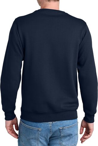 Men's Core Poly Cotton Fleece Pullover Crewneck Kangaroo Pocket Ultra Soft Sweatshirt in Kuwait