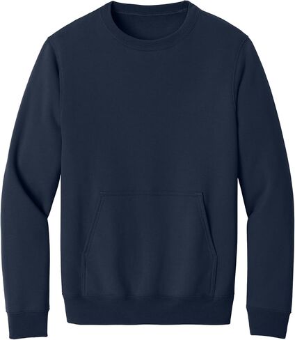 Men's Core Poly Cotton Fleece Pullover Crewneck Kangaroo Pocket Ultra Soft Sweatshirt in Kuwait