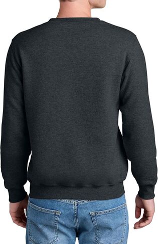 Men's Core Poly Cotton Fleece Pullover Crewneck Kangaroo Pocket Ultra Soft Sweatshirt in Kuwait