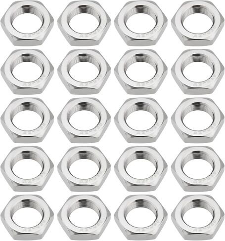 20pcs M16 × 1.0 Nexagon Nuts A2 مسطح المكسرات الناعمة in Saudi Arabia