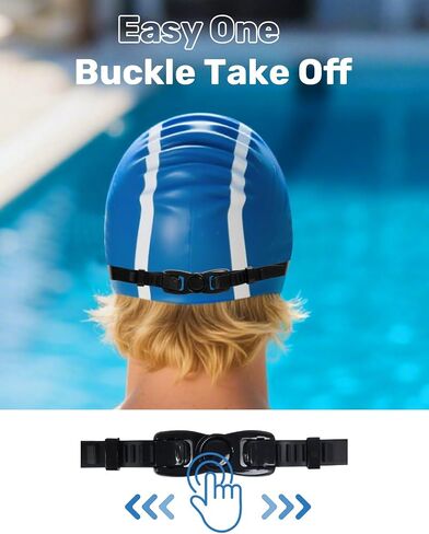 Swim Goggles for Adults, Wide View Anti-Fog & UV Swimming Goggles with Nose Clip & Ear Plugs, No Leak in Saudi Arabia