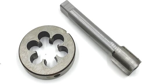 Threaded Taps 1Set M38 x 1.5mm Metric HSS Right Hand Tap Die Threading for Tool Machining in Saudi Arabia