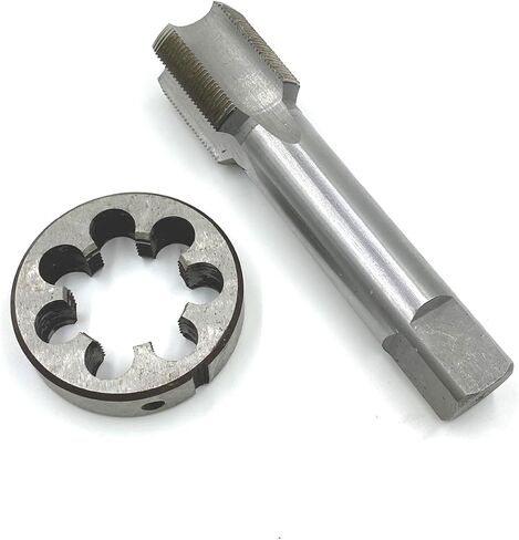 Threaded Taps 1Set M38 x 1.5mm Metric HSS Right Hand Tap Die Threading for Tool Machining in Saudi Arabia