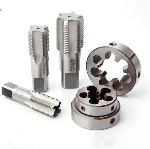 Threaded Taps 1Set 1-24 1 24 HSS Right Hand Tap Die Threading for Tool Machining in Saudi Arabia