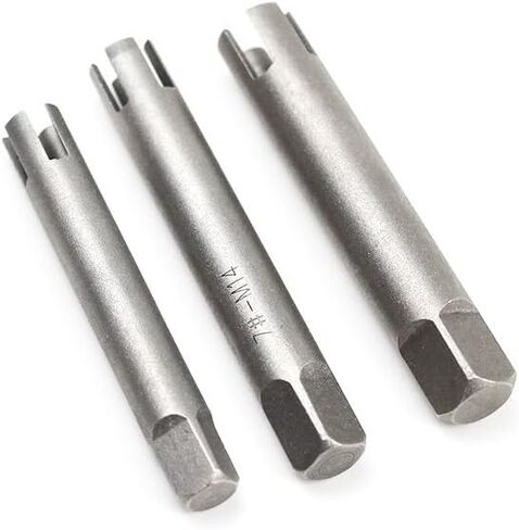 Threaded Taps Left Hand Tap M10 M11 M12 M13 M14 *0.5 0.75 1.0 1.25 1.5 1.75mm Metric HSS Left Tap Pitch Threading Tools(M10 x 1.25mm Left) in Saudi Arabia
