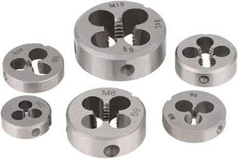 الصنابير الملولبة 1Set M35 × 2MM 2 HSS اليد اليمنى النقر فوق خيط يموت للأدوات in Saudi Arabia