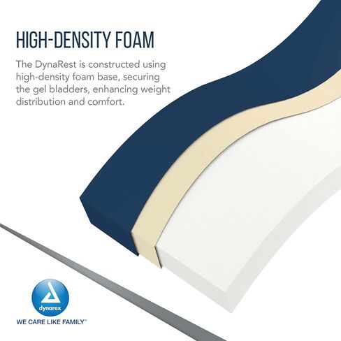 Dynarex 10434 Dynarest @ Home Foam Mattress ، عرض 36 "، طول 80" ، 6 "ارتفاع in Saudi Arabia