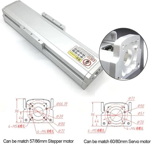 120 Wide Fully Enclosed Linear Rail Table XYZ Axis Ball Screw Sliding Table Heavy Duty Aluminum SFU1605/1610 2PC HGH15CA HGH15CA(900mm Stroke-SFU1610) in Saudi Arabia