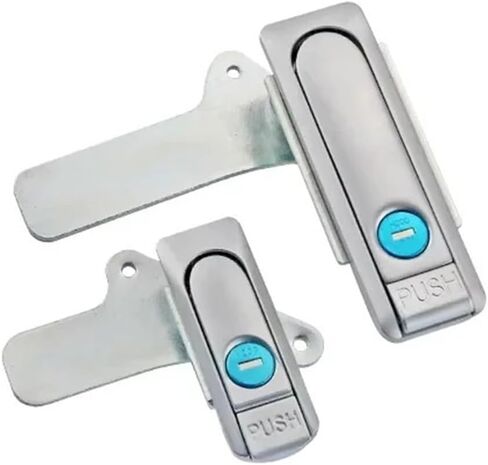 Push Type Bouncing Flat Lock Zinc Alloy Used for Equipment Industrial Machinery Cabinet Door 1Pcs(2) in Saudi Arabia