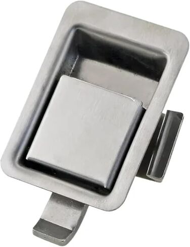 304 Stainless Steel Panel Lock Suitable for and Equipment Cabinet Door Flat Hardware 1Pcs(Curved) in Saudi Arabia