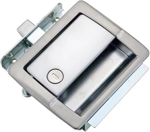 Container Switchgear Industrial Equipment Distribution Box Control Cabinet Door Zinc Alloy Plate Lock 1Pcs in Kuwait