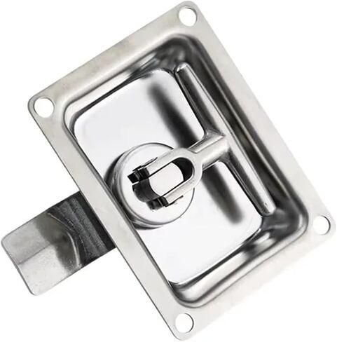 Pull Panel Lock 304 Stainless Steel Construction Machinery Suitable for Flat Box Cabinet 1Pcs in Saudi Arabia