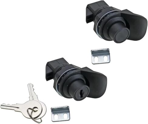 Electrical Cabinet Light Box Door Plum Blossom Shaped Pressing Cylindrical Telescopic Lock 1Pcs(Plastics No Lock) in Kuwait