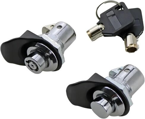 Electrical Cabinet Light Box Door Plum Blossom Shaped Pressing Cylindrical Telescopic Lock 1Pcs(Plastics No Lock) in Kuwait