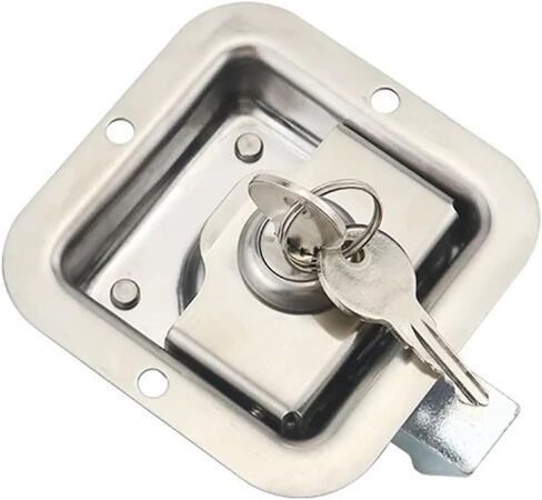 304 Stainless Steel Box-Type for Vehicles Toolboxes Panel Electrical Cabinets 1Pcs(MS866-28-with Lock) in Saudi Arabia