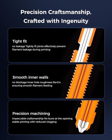 CREALITY الرسمية K2 PLUS فوهة ، 0.4 مم 2 PCS 2D SWAP 3D الفوهة من سبائك النحاس وفوهة الصلب الصلب للطابعة ثلاثية الأبعاد K2 PLUS ، K2 ، K2 PRO ، CREALITY HI in Saudi Arabia