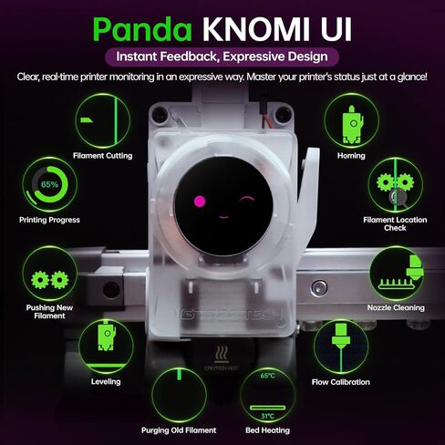 Bigtreetech Panda Knomi + قذيفة بلاستيكية ، مجموعة ترقية شاشة رأس الأدوات لـ Bambu-lab A1 A1 Mini ، قم بتخصيص واجهة المستخدم الخاصة بك ، والتوصيل والتشغيل in Kuwait