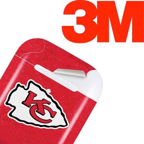Skinit Skinit Audio Audio Skin متوافق مع Apple Airpods - تصميم NFL Kansas City Chief المرخص لها رسميًا in Saudi Arabia