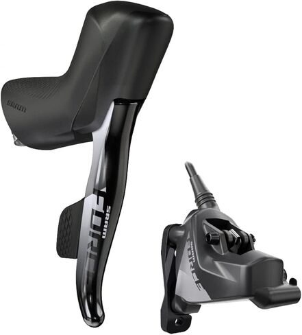 SRAM Force ETAP AXS HRD SHIFT/BRAKE REVER و HYDRAULIC DISC الفرجار - اليمين/الخلفي ، إزاحة مسطح 20 مم ، خرطوم 1800 مم ، أسود ، D1 in Saudi Arabia