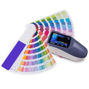 Touch Screen Spectrophotometer Paint Spectrophotometer with Integrating Sphere Size 48mm Aperture 2/4/8mm Selectable Wavelength Range 400-700nm Reflectance Range 0-200% in Kuwait