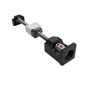Ballscrew SFU1605 SFU1610 KIT 200-500MM C7 DIA 16MM لبرغي أجزاء CNC مع NUT+BF12+HM12-57/60+DSG16H+COUPLER (SFU1605 لـ NEMA24،300MM) in Kuwait
