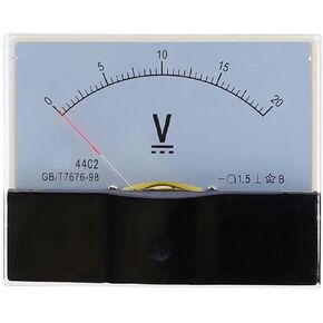44C2 DC Voltmeter Analog Panel Pointer 1V 3V 5V 10V 15V 20V 30V 50V 75V 100V 150V 300V 450V 500V 1Pcs(300V) in Saudi Arabia