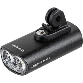 Topeak HeadLux 450+ USB Front Light – Compact 450 Lumens LED Bike Light with USB‑C Charging, IPX6 Waterproof, Handlebar & Helmet Mount in Saudi Arabia