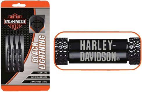 Harley-Davidson® 60231 Black Lightning Logo'd Steel Tip Dart (23-Grams) in Saudi Arabia