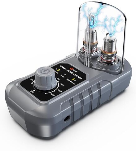 kzyee ks30 1-tap sparce tester ، اختبار ملف الإشعال المحرك ، 110-120 فولت أداة اختبار شرارة السيارات/دراجة نارية ، اختبار ثنائي المنفذ لجميع شمعات البنزين 12V in Kuwait