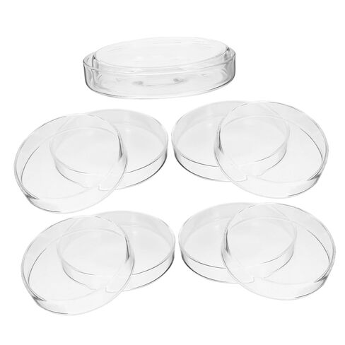 GLEAVI 5pcs Culture Dishes Lid Petri Plates for Cell Culture and Experiments Lightweight and Laboratory Dishes for Scientific Use and Sample in Saudi Arabia