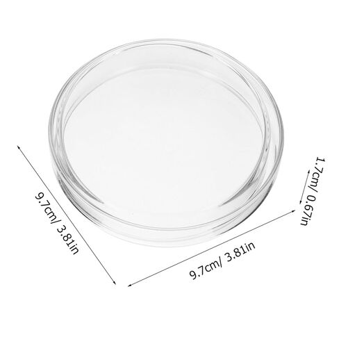 GLEAVI 5pcs Culture Dishes Lid Petri Plates for Cell Culture and Experiments Lightweight and Laboratory Dishes for Scientific Use and Sample in Saudi Arabia