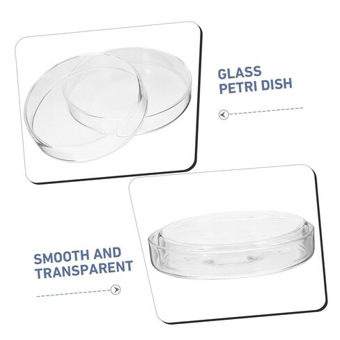 GLEAVI 5pcs Culture Dishes Lid Petri Plates for Cell Culture and Experiments Lightweight and Laboratory Dishes for Scientific Use and Sample in Saudi Arabia