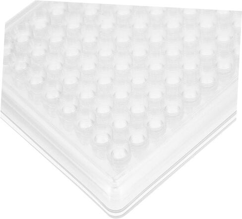 Cabilock 10pcs Cell Culture Trays 96-Hole Reaction Plate for Lab Analysis Lid Tissue Culture Plate Cell Lab Equipment in Saudi Arabia