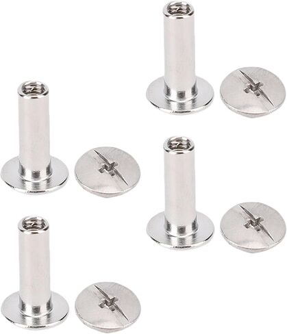 100 Set 4x13x8.5mm M3 Rivet Stud Set Stainless Steel Alloy for Crafts and Clothing in Saudi Arabia