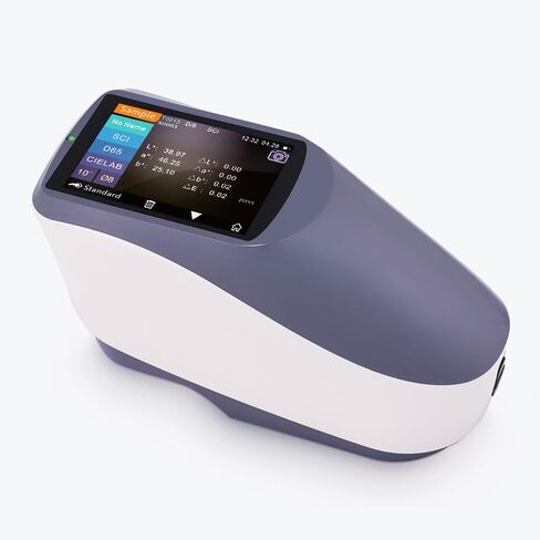 Touch Screen Spectrophotometer Paint Spectrophotometer with Integrating Sphere Size 48mm Aperture 2/4/8mm Selectable Wavelength Range 400-700nm Reflectance Range 0-200% in Kuwait