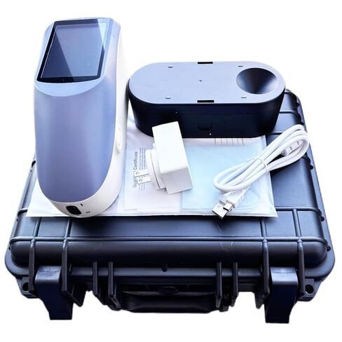 Touch Screen Spectrophotometer Paint Spectrophotometer with Integrating Sphere Size 48mm Aperture 2/4/8mm Selectable Wavelength Range 400-700nm Reflectance Range 0-200% in Kuwait