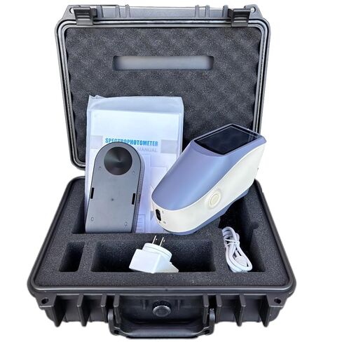 45°/0 Spectrophotometer Grating Spectrophotometer with Capacitive Touch Screen Integrating Sphere Size 48mm Aperture 2/4/8mm Selectable Wavelength Range 400-700nm Reflectance Range 0-200% in Kuwait