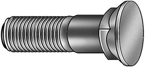 الصف الثامن ، إنهاء عادي ، 5/8inch-11 سبيكة الصلب مربعة رقبة محراث 5 PK ، 5 INL ، 2040-1CFW5 in Saudi Arabia
