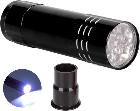 Egg Candler for Chicken Eggs, Incubator Light Light LED Cool Candler Candling Checker Lamp Chicken Incubator for Quail Goose Dark Canary All (Black) in Saudi Arabia