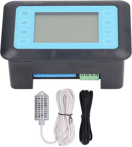 TOPINCN Incubator Controller, Full Automatically Temperature and Humidity Control, 100 to 240 V Digital Eggs Turning Incubator Controller for Hatching Chicken Duck Goose Quail Eggs (ZL-7903A) in Saudi Arabia