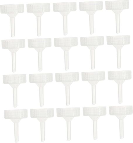 TOYANDONA 20-Piece Brine Shrimp Incubator Caps for DIY Hatching Bottles Shrimp Egg Hatchery Covers Compatible Aquarium Use in Saudi Arabia