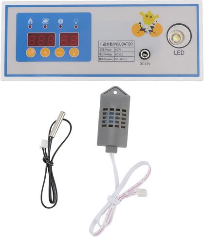 60W 12V حاضنة ترموستات تحكم درجة حرارة الحاضنة التلقائي في الحاضنة لملحق الحاضنة المصغرة مع شاشة LCD كبيرة دقة عالية 4 قنوات الإخراج in Saudi Arabia