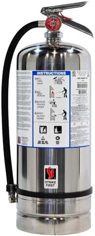 Strike First SF-6LK 6 Liter Wet Chemical Class A K Fire Extinguisher, Ideal for “Kitchen USE" in Saudi Arabia