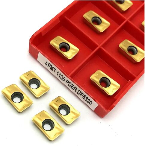 APMT1135 APMT1604 DP5320/5420 Carbide Inserts Indexable Milling Turning Tool CNC Lathe Cutting Tool Steel Processing(APMT1135 DP5320) in Saudi Arabia
