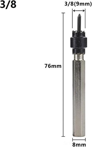 Drill Bit Spot Weld Drill Bit Double Side Carbide Tip Stainless Metal Hole Drilling Drill Cutter 1Pcs (Color : 3l8) in Kuwait